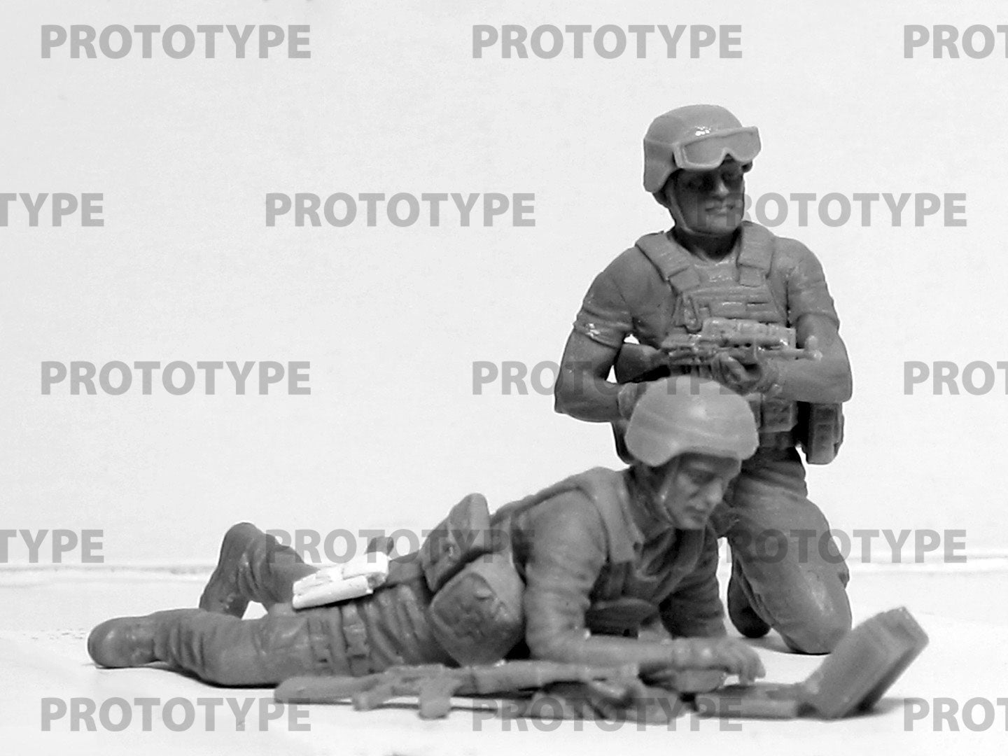 ICM 35750 model 1:35 Ukrainian soldiers with Anti-Tank Guided Missile Stugna-P