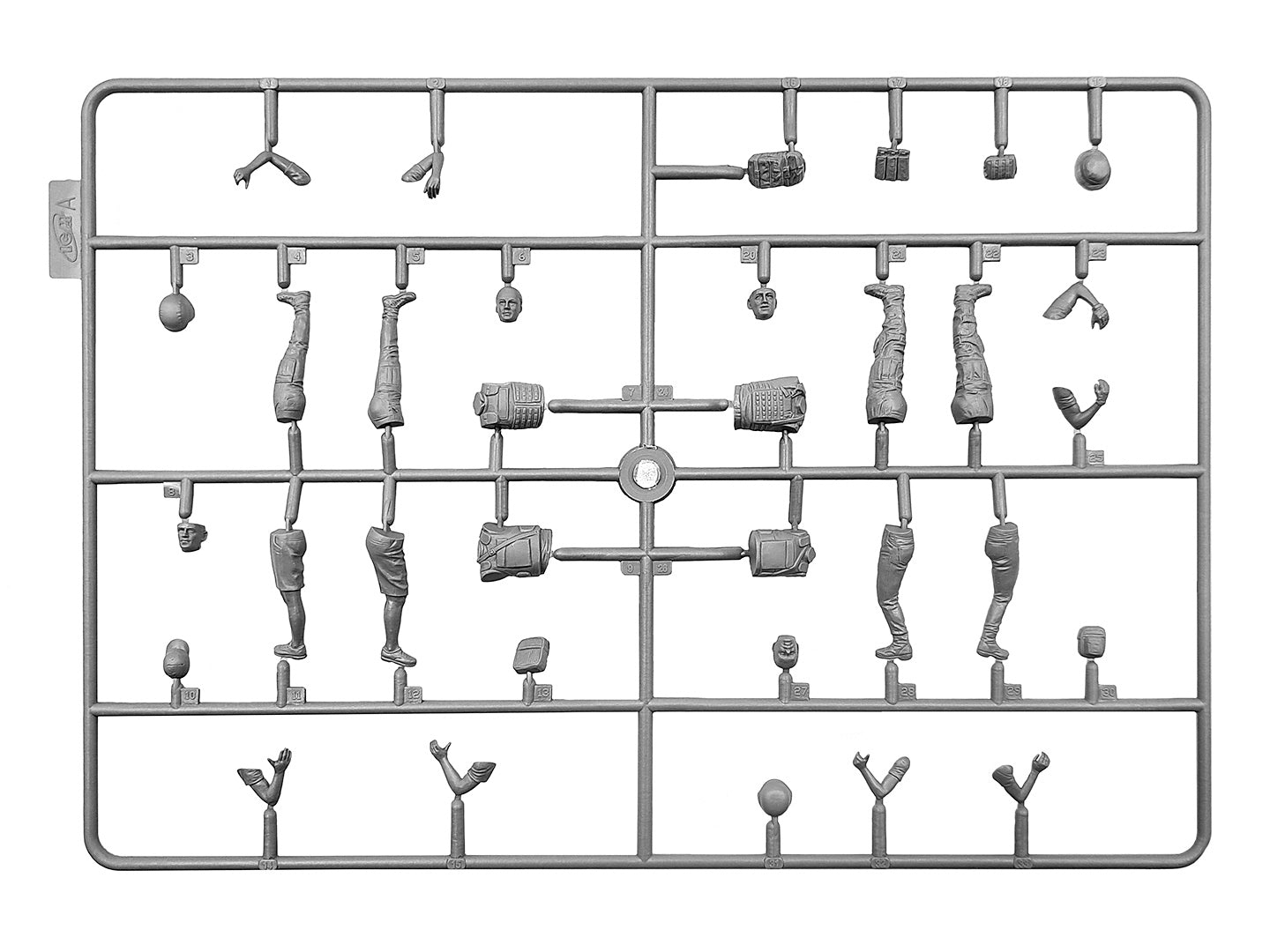 ICM 35751 Plastic models figures Scale 1:35 Journalists in War (4 figures)