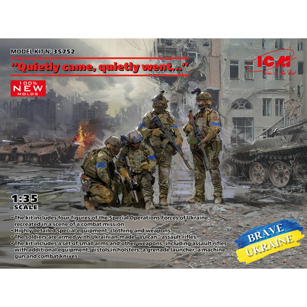 ICM 35752 1:35 “Quietly came, quietly went” Special Operations Forces of Ukraine