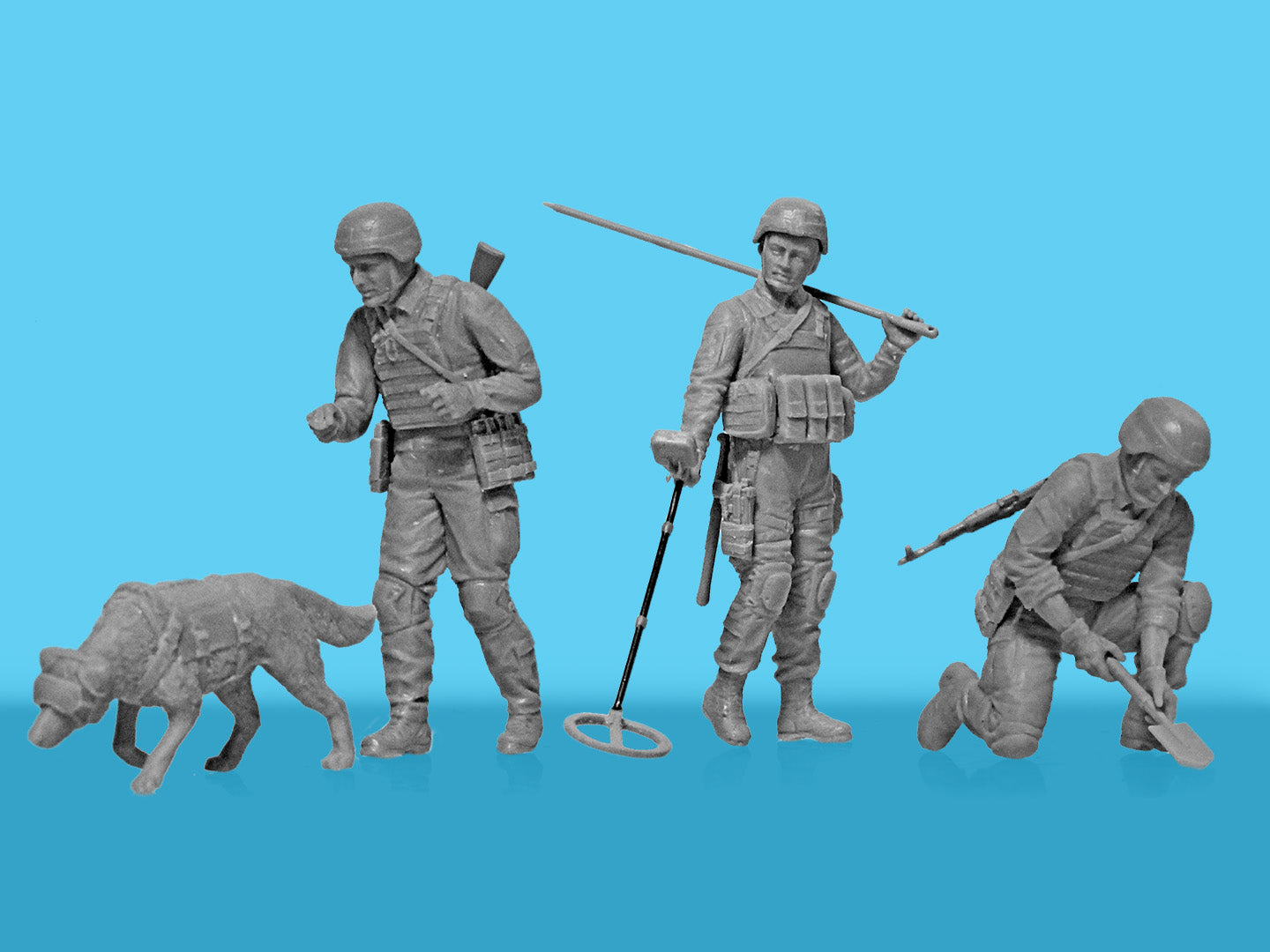 ICM 35753 Scale 1:35 “To be ahead to save life” Sappers Armed Forces of Ukraine