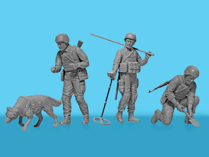 ICM 35753 Scale 1:35 “To be ahead to save life” Sappers Armed Forces of Ukraine