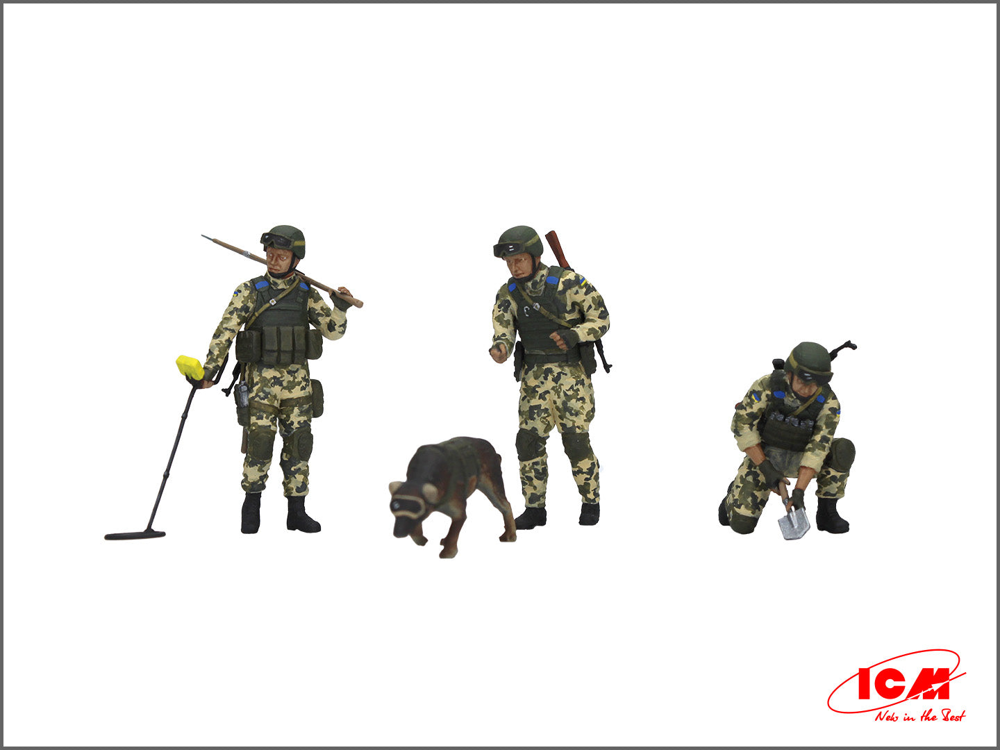 ICM 35753 Scale 1:35 “To be ahead to save life” Sappers Armed Forces of Ukraine