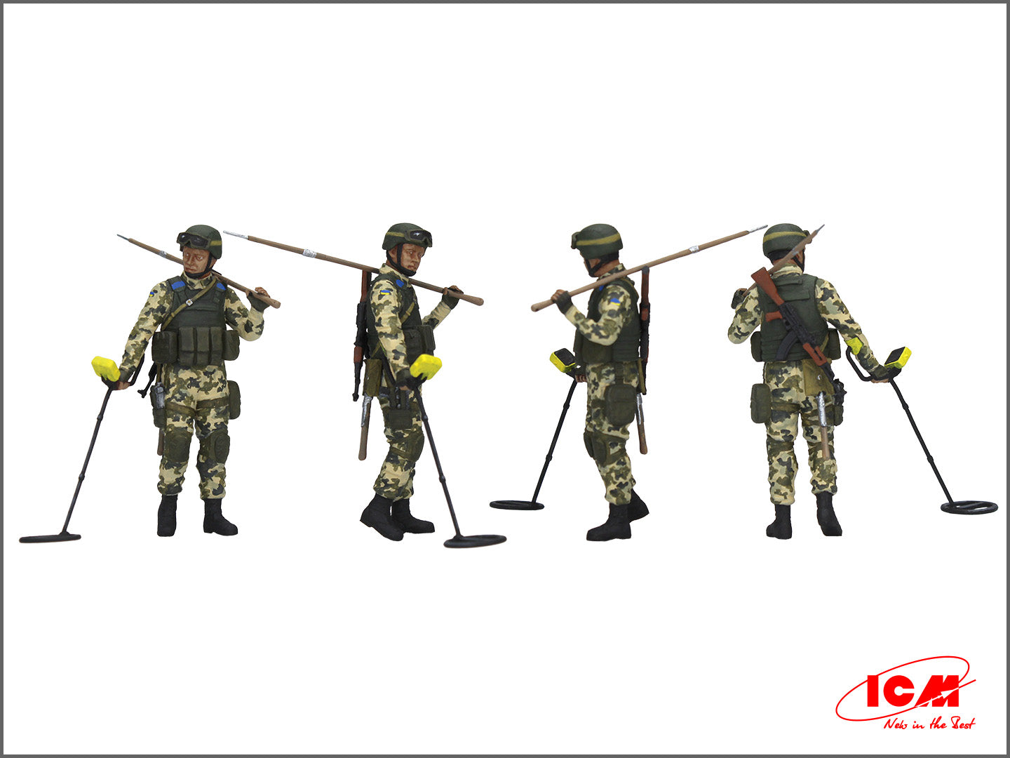 ICM 35753 Scale 1:35 “To be ahead to save life” Sappers Armed Forces of Ukraine