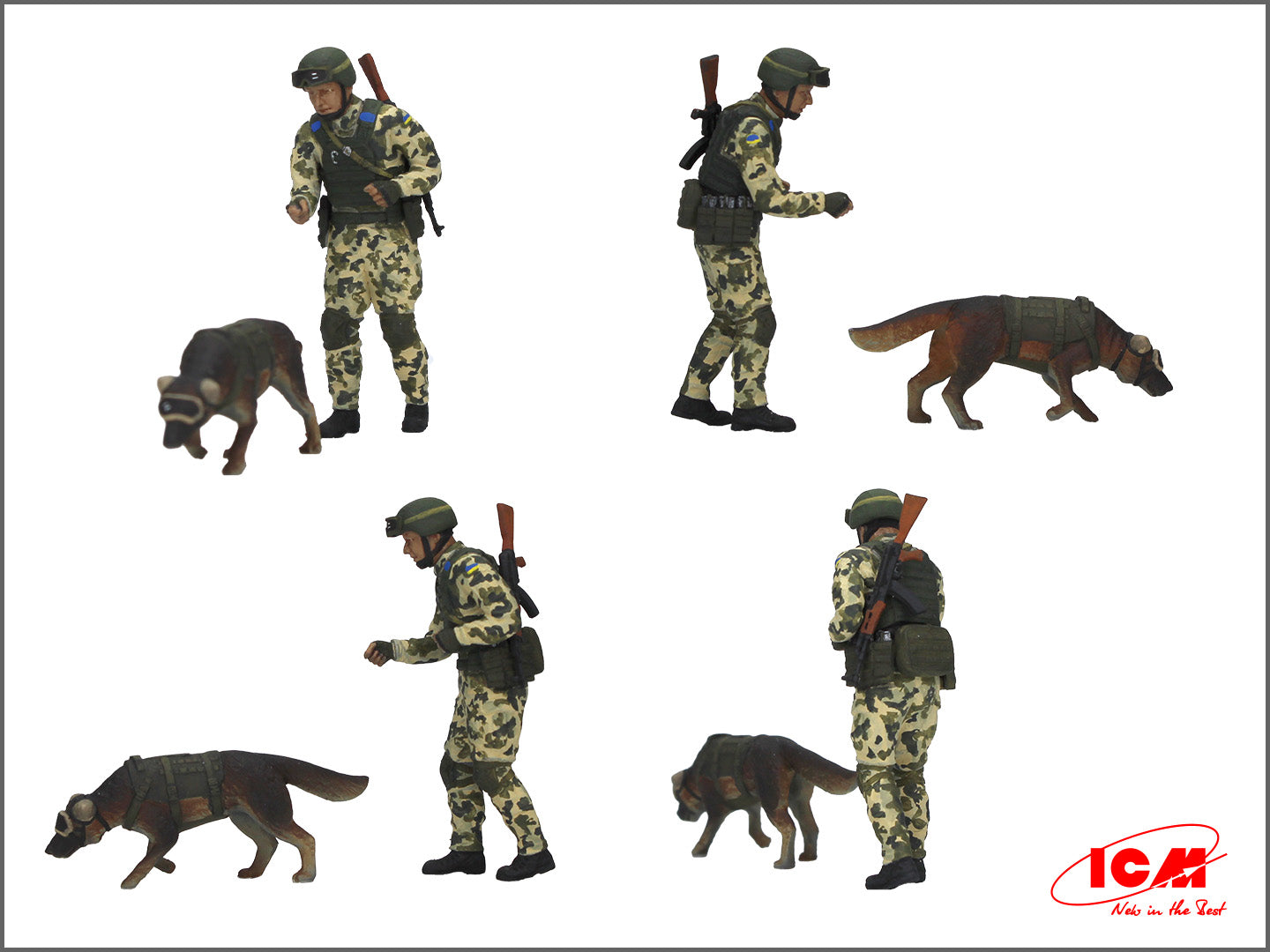 ICM 35753 Scale 1:35 “To be ahead to save life” Sappers Armed Forces of Ukraine
