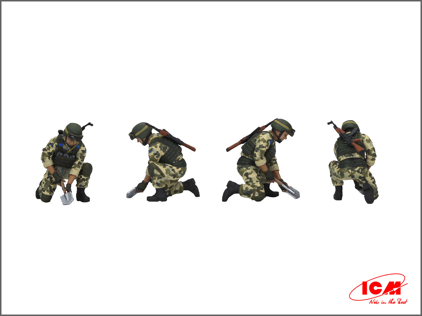 ICM 35753 Scale 1:35 “To be ahead to save life” Sappers Armed Forces of Ukraine