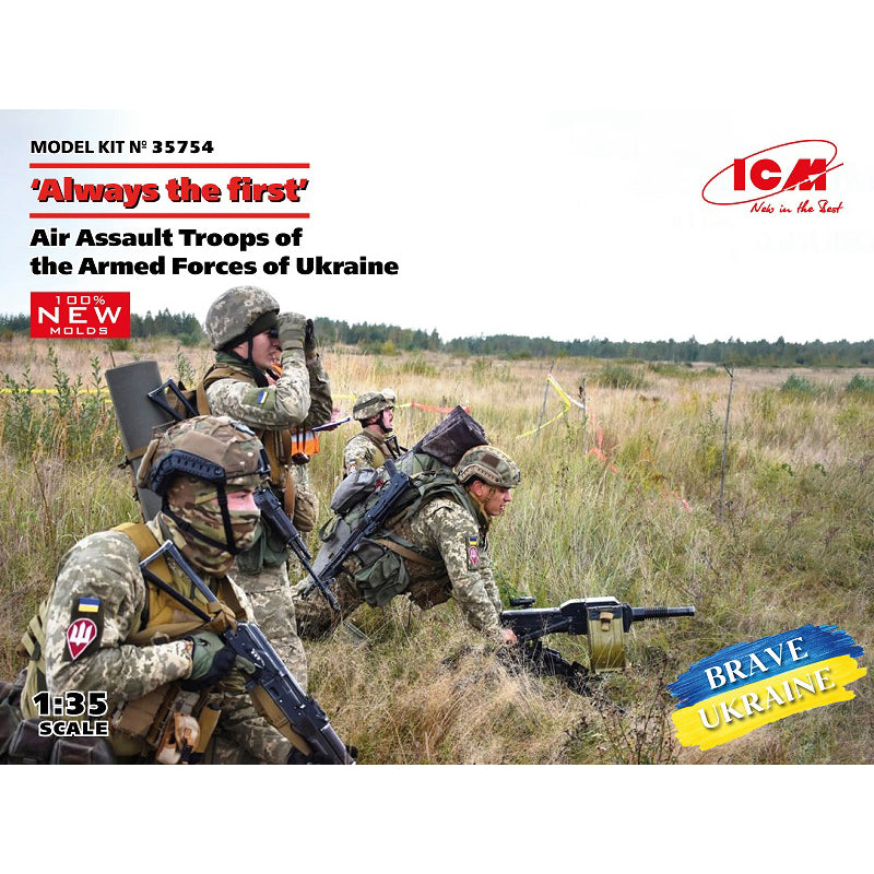 ICM35754 Scale1:35 “Always the first” Air Assault Troops Armed Forces of Ukraine