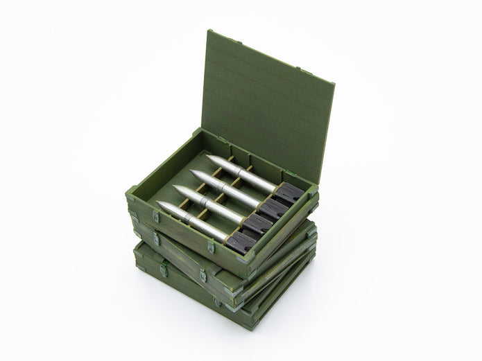 ICM 35795 Plastic model kit Scale 1:35 RS-132 Ammunition Boxes - kits models