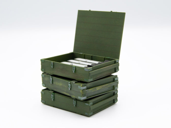 ICM 35795 Plastic model kit Scale 1:35 RS-132 Ammunition Boxes - kits models
