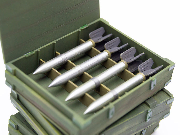 ICM 35795 Plastic model kit Scale 1:35 RS-132 Ammunition Boxes - kits models