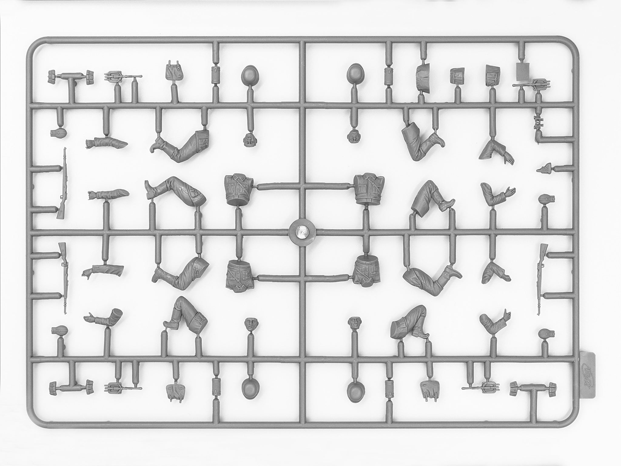 ICM 35801 Plastic model kit Scale 1:35 7,62cm Pak 36r gun with German crew