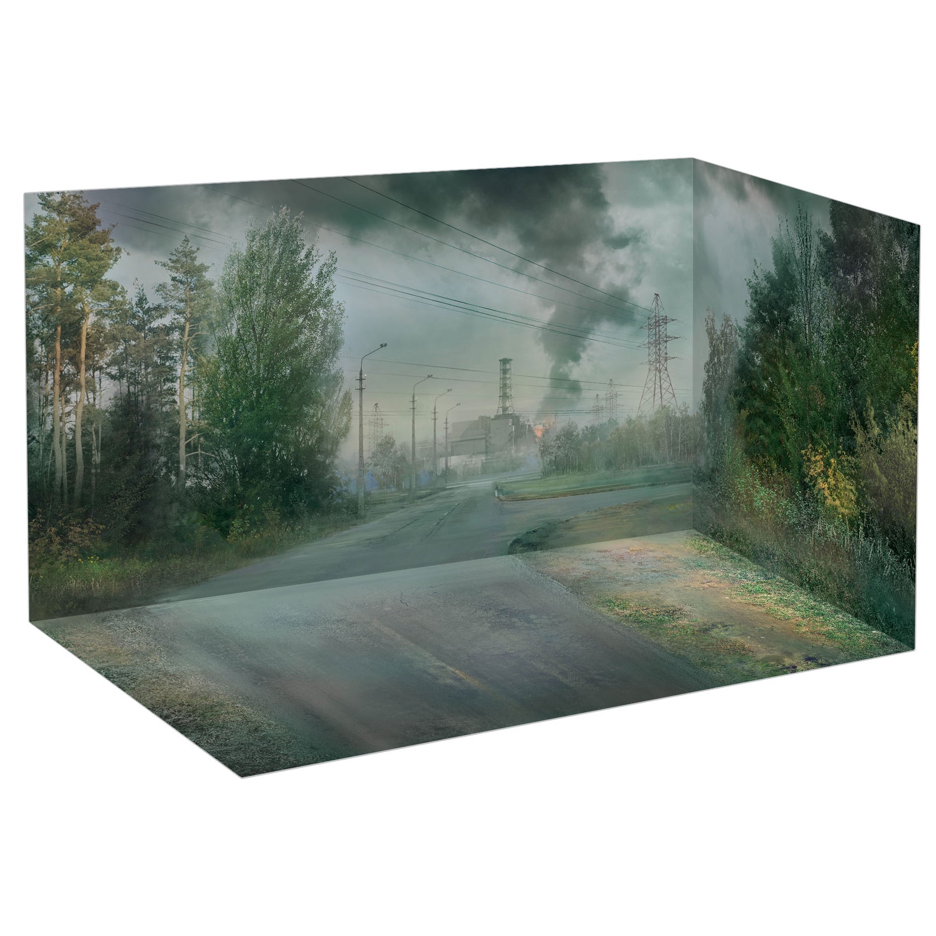 ICM 35901 Plastic model kit Scale 1:35 Chernobyl#1. Radiation Monitoring Station