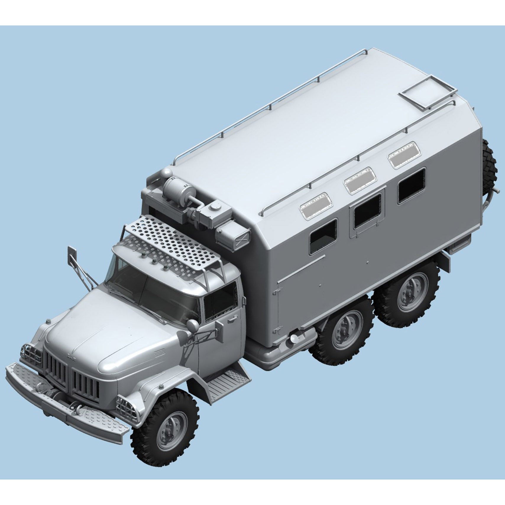 ICM 35901 Plastic model kit Scale 1:35 Chernobyl#1. Radiation Monitoring Station