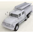 Chernobyl 2. Fire Fighters (AC-40-137A firetruck + 4 figures + diorama base with background) Scale 1/35 ICM 35902