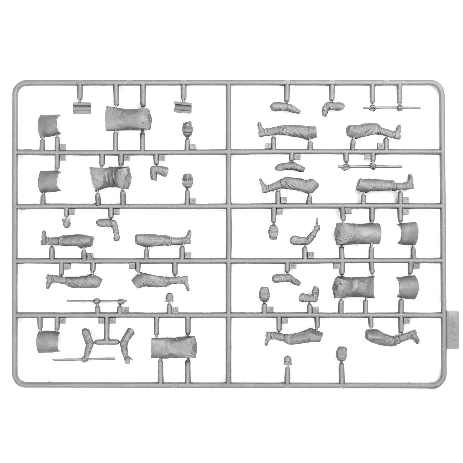ICM 35903 Plastic model kit Scale 1:35 Chernobyl #3. Rubble cleaners (5 figures)