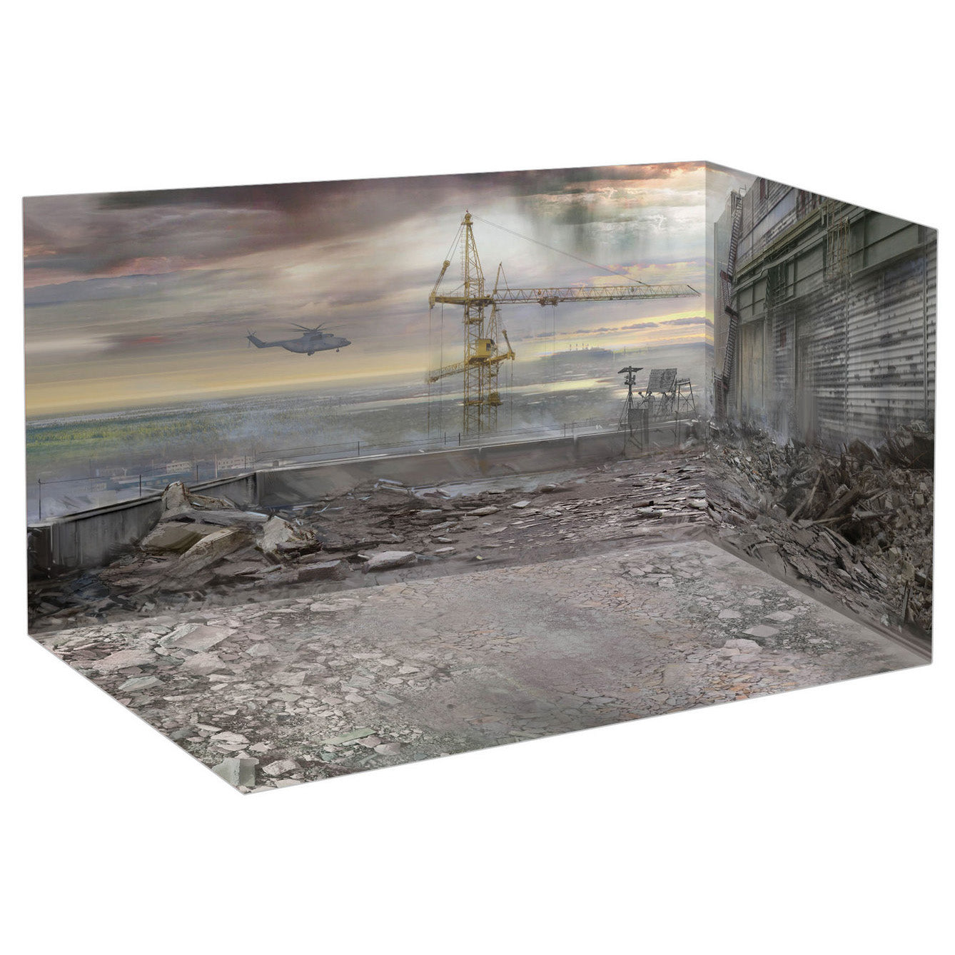 ICM 35903 Plastic model kit Scale 1:35 Chernobyl #3. Rubble cleaners (5 figures)