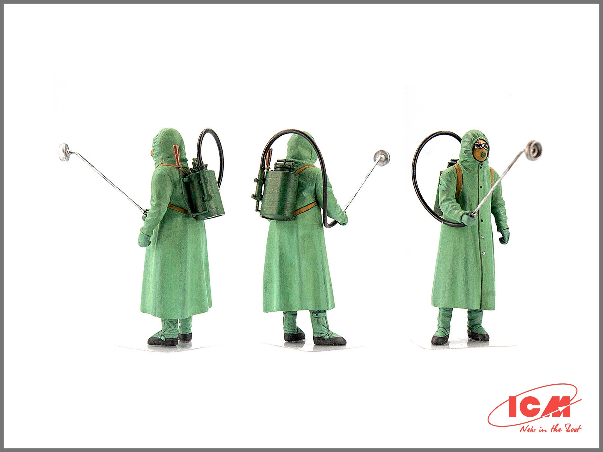 ICM 35904 Plastic model figures kit 1:35 Chernobyl #4 Deactivators (4 figures)