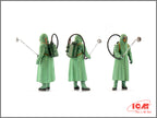 ICM 35904 Plastic model figures kit 1:35 Chernobyl #4 Deactivators (4 figures)