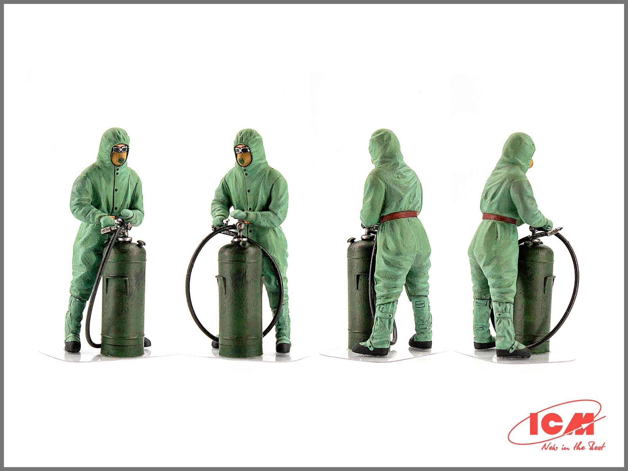 ICM 35904 Plastic model figures kit 1:35 Chernobyl #4 Deactivators (4 figures)