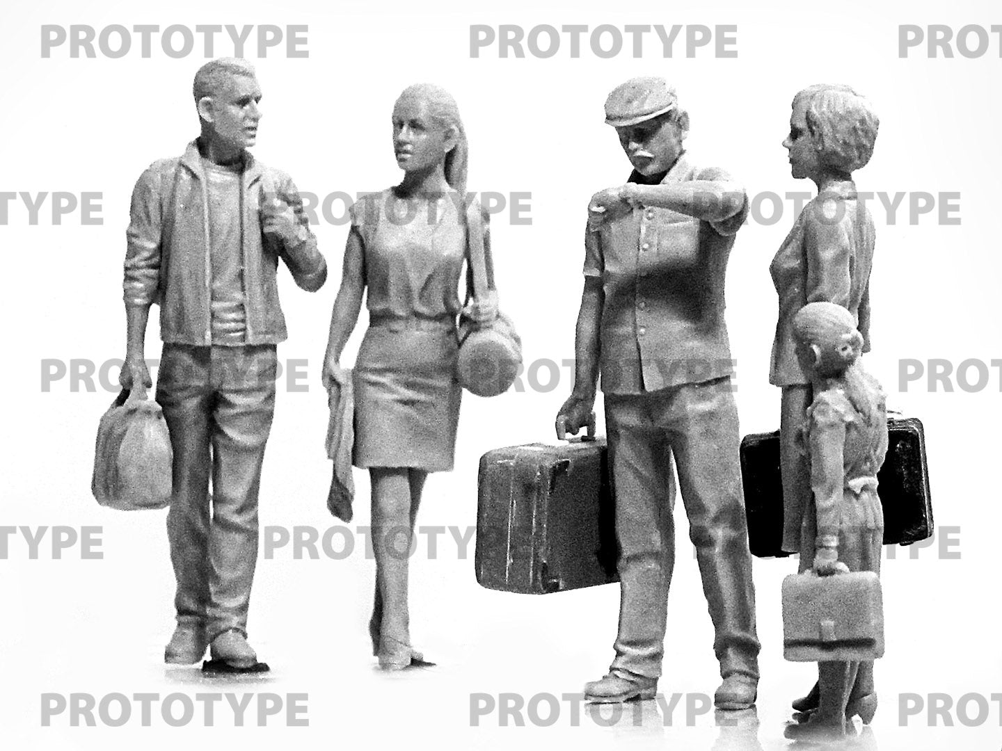 ICM 35905 Plastic model figures kit Scale 1:35 Chernobyl #5 Evacuation kit model
