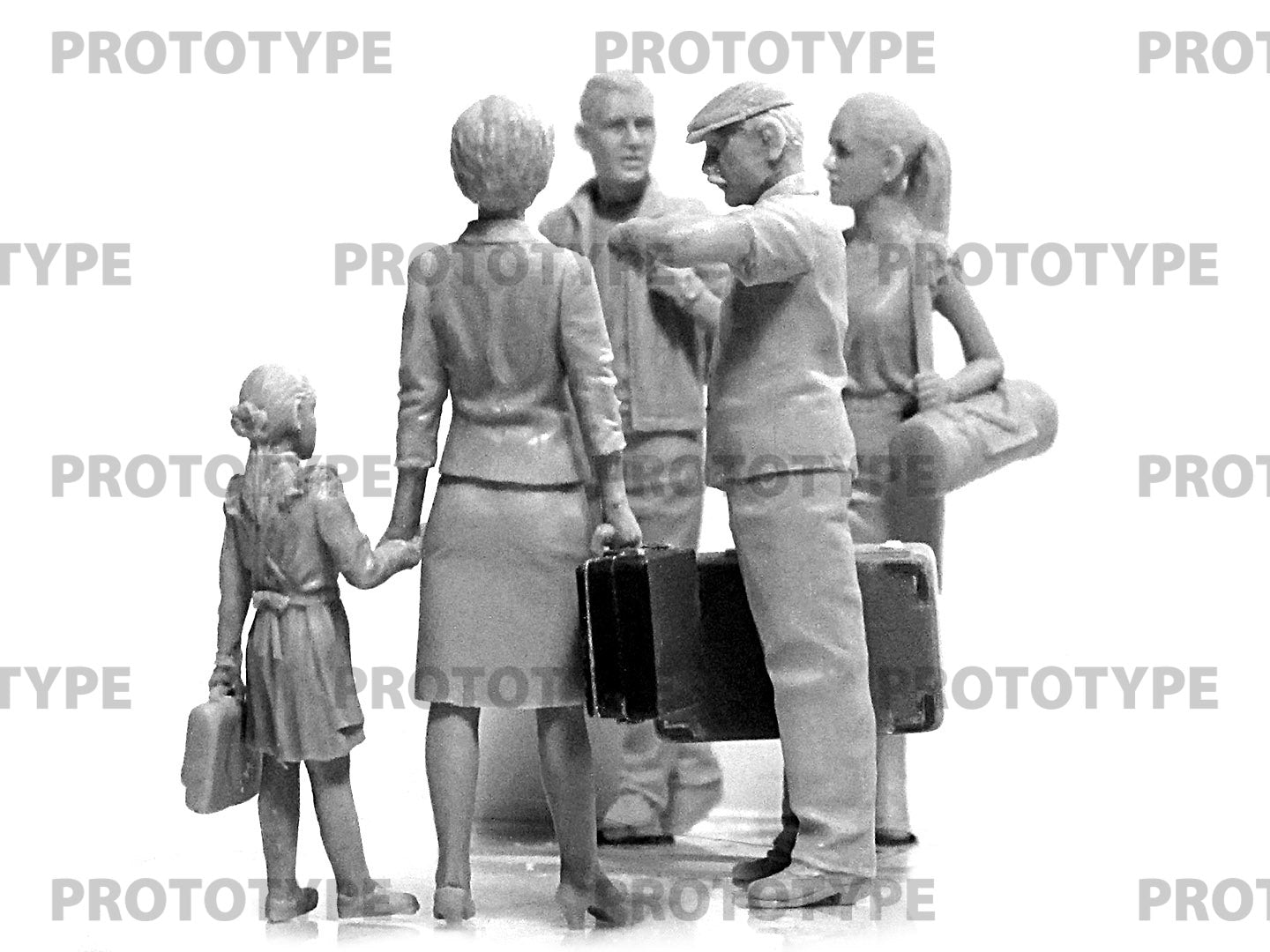 ICM 35905 Plastic model figures kit Scale 1:35 Chernobyl #5 Evacuation kit model