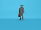 Japanese pilots and Ground Personnel WWII 1:48 Plastic Figures Kit ICM 48053