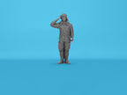 Japanese pilots and Ground Personnel WWII 1:48 Plastic Figures Kit ICM 48053