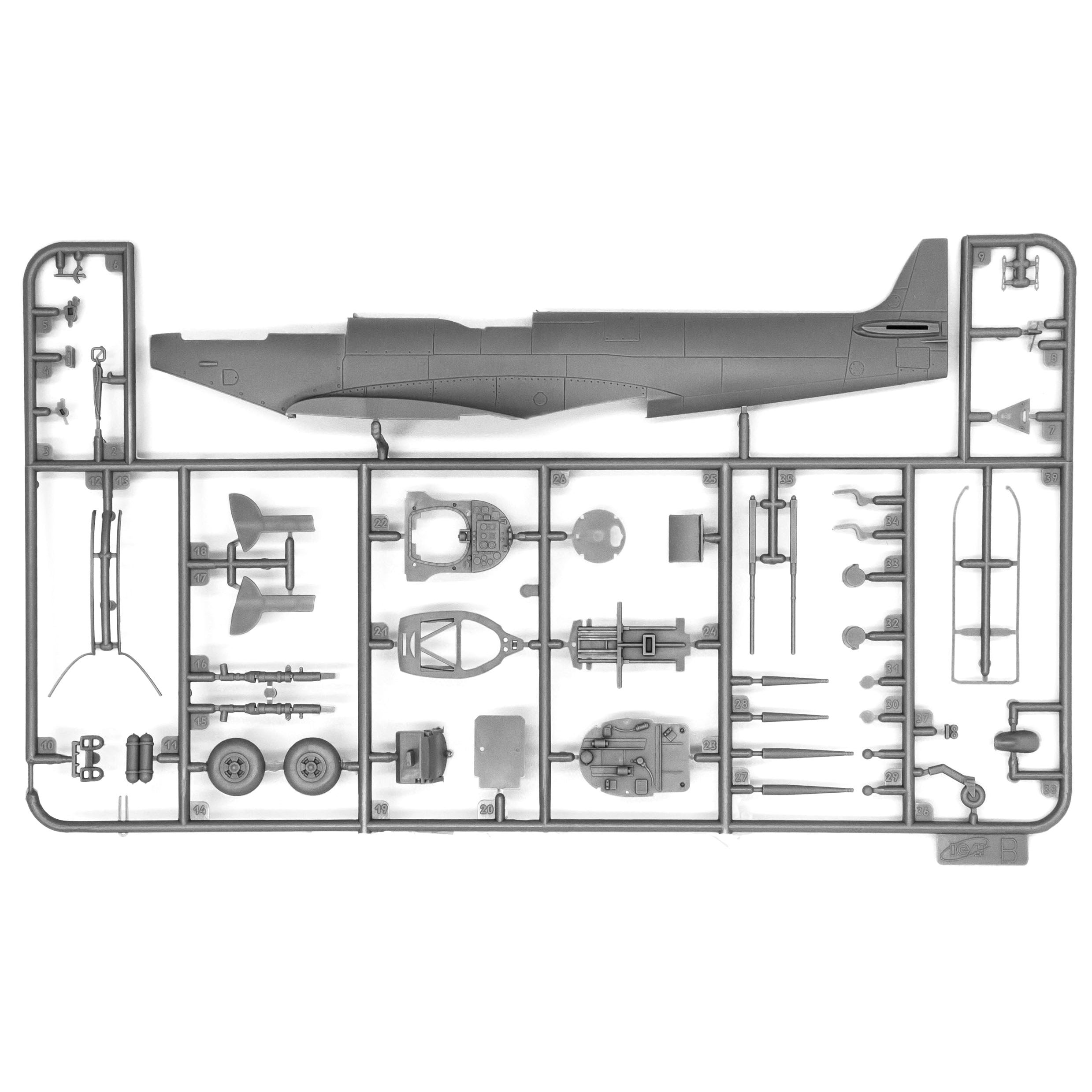 ICM 48060 model kit 1:48 Spitfire Mk.IXC 