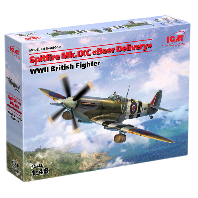 ICM 48060 model kit 1:48 Spitfire Mk.IXC "Beer Delivery" WWII British Fighter