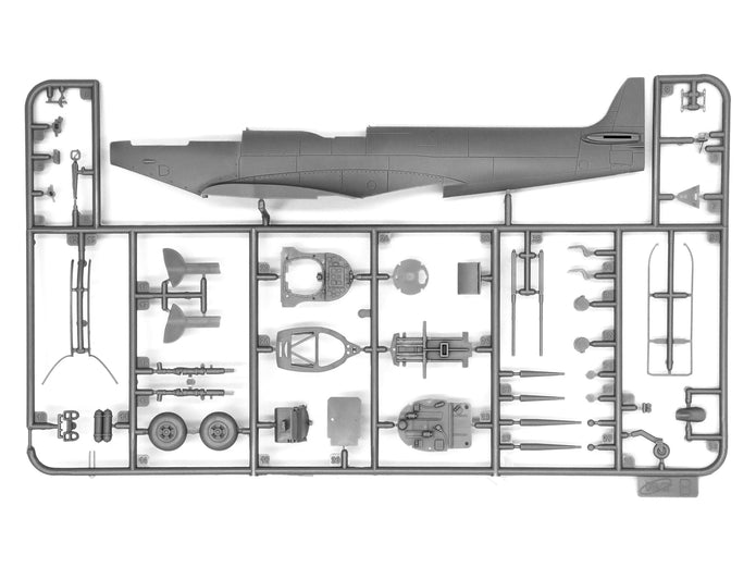 ICM 48071 Plastic model kit aircraft Scale 1:48 Spitfire Mk.XVI WWII fighter