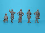 RAF Pilots in Tropical Uniforms (1941-1945) 1:48 ICM 48080 - Plastic Figures Kit