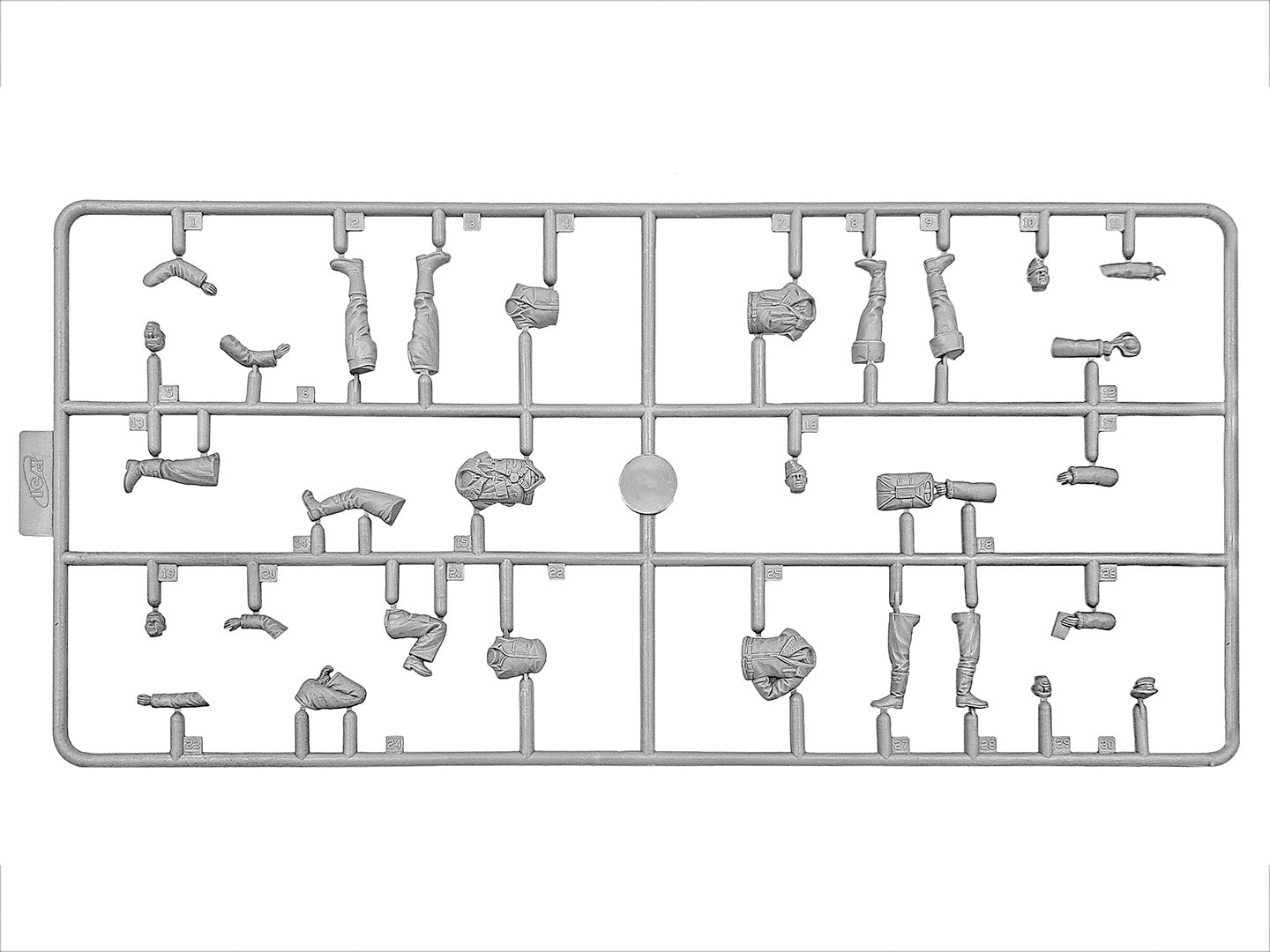 ICM 48090 Scale model figures kit 1/48 RAF Bomber and Torpedo Pilots 1939-1945
