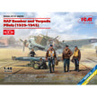ICM 48090 Scale model figures kit 1/48 RAF Bomber and Torpedo Pilots 1939-1945