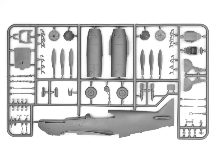 ICM 48091 Plastic model kit aircraft 1:48 LAGG-3 series 1 WWII Soviet fighter