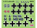 I-153 Luftwaffe with Pilots and Ground Personnel Scale 1:48 ICM48094 Plastic Model Aircraft Kit