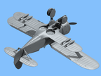 ICM48095 Plastic model kit aircraft 1:48 I153 Chaika WWII Soviet Biplane Fighter
