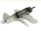 ICM 48099 Plastic model kit aircraft 1:48 I-153 WWII China Guomindang AF Fighter