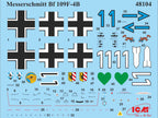 ICM 48104 model aircraft 1:48 Messerschmitt Bf-109F4/B German fighter-bomber
