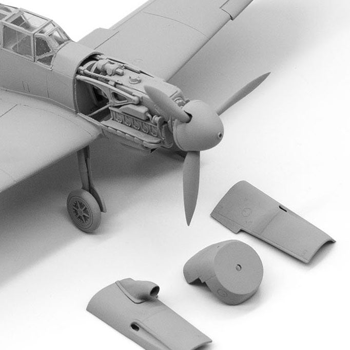 ICM 48104 model aircraft 1:48 Messerschmitt Bf-109F4/B German fighter-bomber