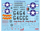 ICM 48154 Plastic model aircraft aircraft 1:48 Mustang P-51K WWII USAF fighter
