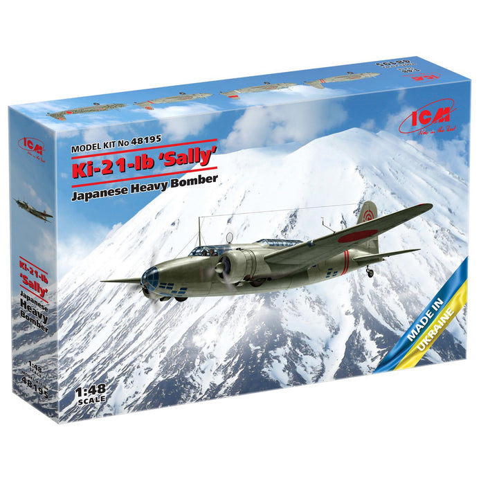 ICM 48195 Scale 1:48 Ki-21-Ib ‘Sally’ Japanese Heavy Bomber - Plastic Model Kit