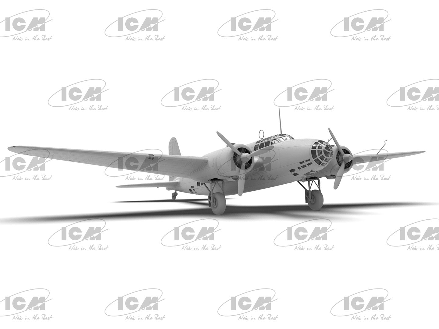 ICM 48195 Scale 1:48 Ki-21-Ib ‘Sally’ Japanese Heavy Bomber - Plastic Model Kit