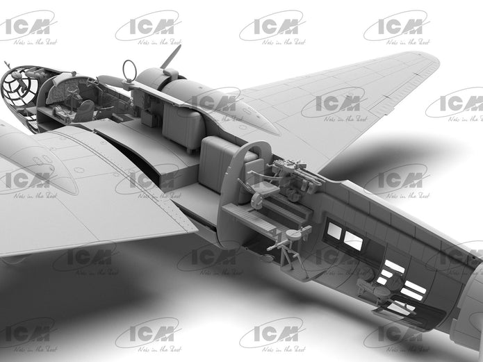 ICM 48195 Scale 1:48 Ki-21-Ib ‘Sally’ Japanese Heavy Bomber - Plastic Model Kit