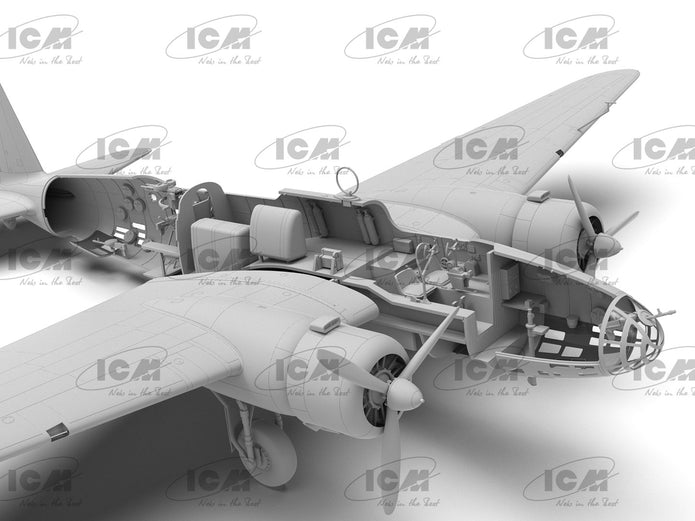 ICM 48195 Scale 1:48 Ki-21-Ib ‘Sally’ Japanese Heavy Bomber - Plastic Model Kit