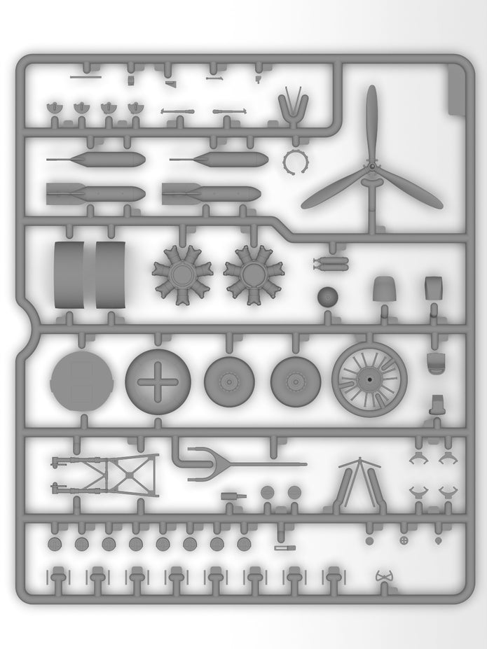 Ki-21-Ia ‘Sally’ Japanese Heavy Bomber 1:48 ICM 48196 Plastic Model Airplane Kit