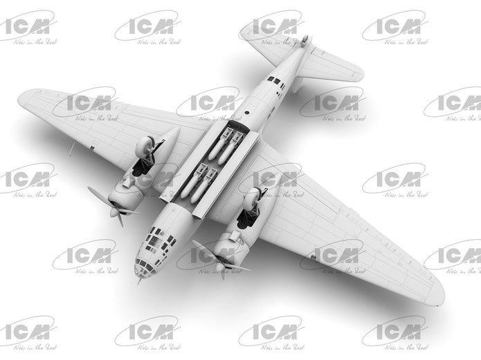 Ki-21-Ia ‘Sally’ Japanese Heavy Bomber 1:48 ICM 48196 Plastic Model Airplane Kit