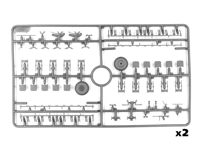 Gotha Go 244B-2 WWII German Transport Aircraft 1:48 ICM 48224 Plastic Model Kit