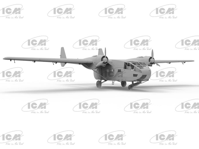 Gotha Go 244B-2 WWII German Transport Aircraft 1:48 ICM 48224 Plastic Model Kit