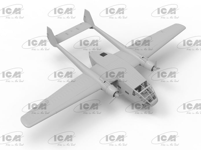 Gotha Go 244B-2 WWII German Transport Aircraft 1:48 ICM 48224 Plastic Model Kit