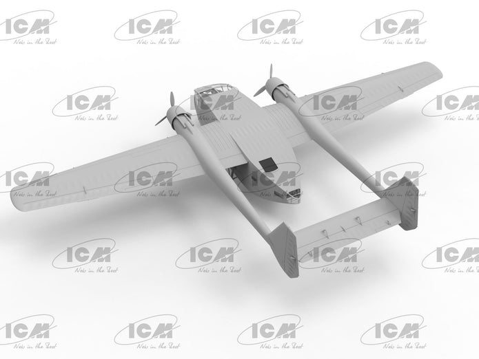 Gotha Go 244B-2 WWII German Transport Aircraft 1:48 ICM 48224 Plastic Model Kit