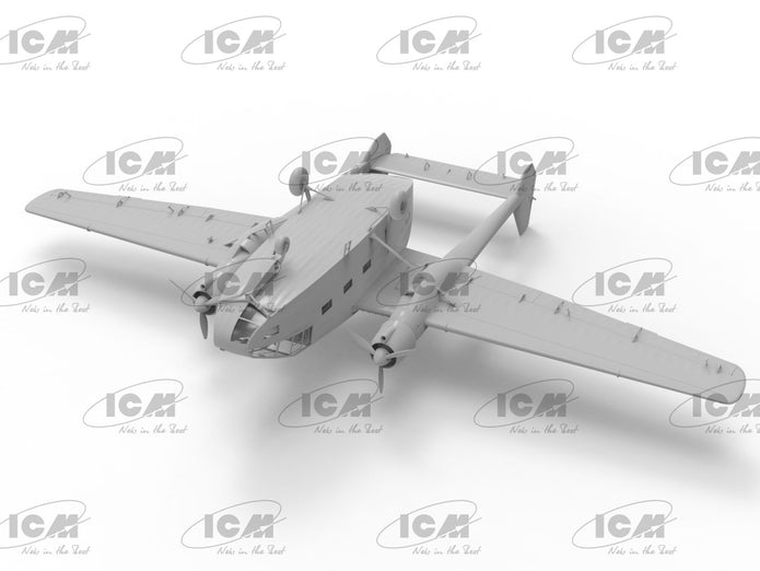 Gotha Go 244B-2 WWII German Transport Aircraft 1:48 ICM 48224 Plastic Model Kit